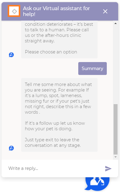 A screenshot of a chat<br><br>Description automatically generated