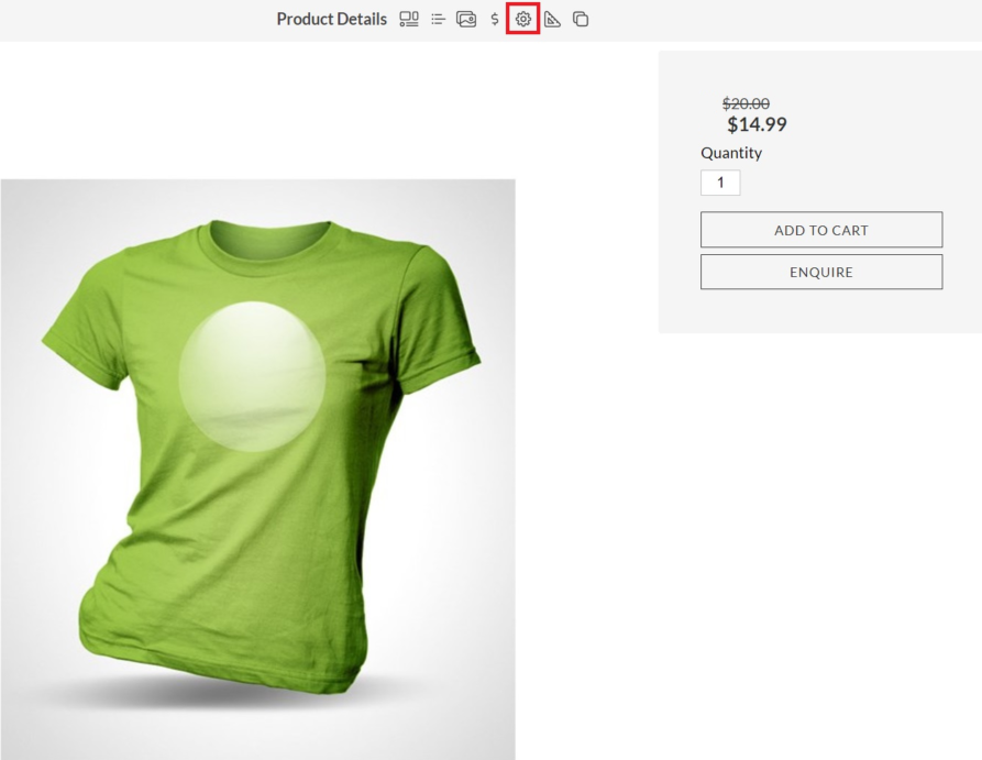 A green shirt with a white circle on it<br><br>Description automatically generated